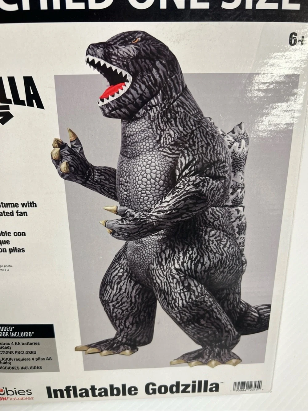 Godzilla Inflatable Costume for Kids - Standard One-Size